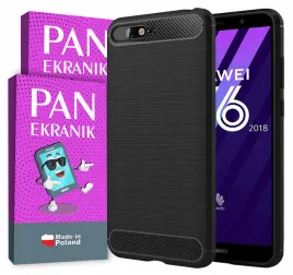 etui-na-telefon-huawei-y6-2018-carbon-wzmocnione-pancerne-szklo