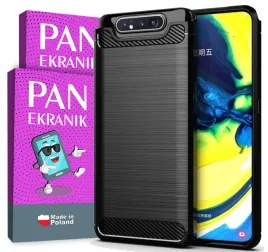 etui-na-telefon-samsung-galaxy-a80-carbon-wzmocnione-pancerne-szklo