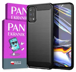 etui-na-telefon-realme-7-pro-carbon-wzmocnione-pancerne-szklo