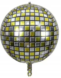 zlota-kula-dyskotekowa-balon-foliowy-kula-4d-disco-holo-55cm