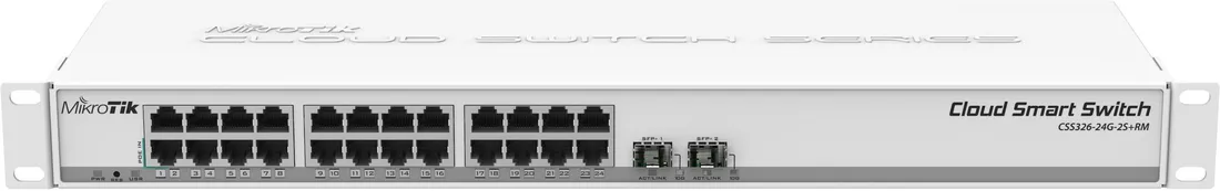 mikrotik-routerboard-css326-24g-2s-rm-stan-nowy