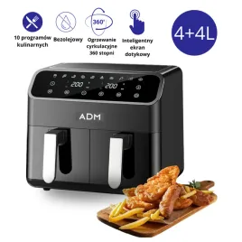 air-fryer-frytkownica-beztluszczowa-bezolejowa-2-komory-8-l-2000w