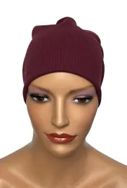 czapka-wiosenna-unisex-z-prazka-pojedyncza-bordo