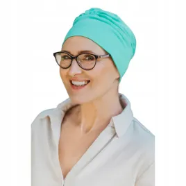 turban-jasmina-pistacja-czapka-marszczona-bez-wzoru-takze-po-chemioterapii