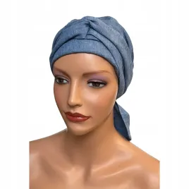 lniana-chusta-damska-lara-jeans-przewiewny-turban-takze-po-chemioterapii