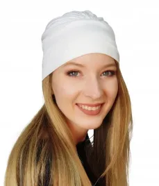 turban-jasmina-ecru-czapka-marszczona-bez-wzoru-takze-po-chemioterapii