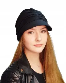 turban-marika-be-05-elegancka-czarna-czapka-bawelniana