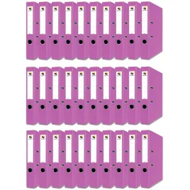 segregator-office-a4-55-mm-z-okuciem-rozowy-zestaw-x30