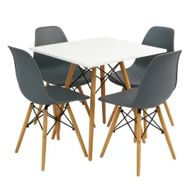 zestaw-stol-dsw-80x80-bialy-4-ciemno-szare-krzesla-milano