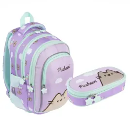 zestaw-plecak-piornik-st-majewski-pusheen-violet-fioletowy-kotek-kot