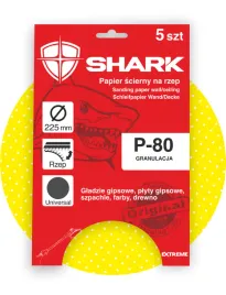 papier-scierny-shark-na-rzep-225mm-pasuje-do-flex-mirka-festool-p80-5szt