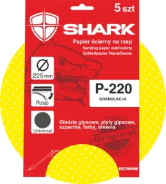 papier-scierny-shark-na-rzep-225mm-pasuje-do-flex-mirka-festool-p220-5szt