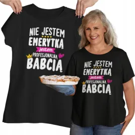 koszulka-damska-czarna-nadruk-prezent-humor-profesjonalna-babcia-xl