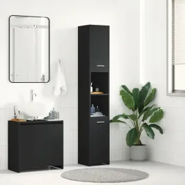 vidaxl-szafka-lazienkowa-czarna-30x30x1835-cm-plyta-wiorowa