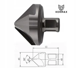 poglebiacz-stozkowy-90-hss-55mm-3-ostrzowy-kormax-chwyt-weldon-fazownik