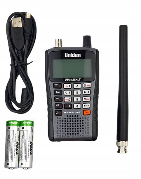 ﻿Skaner Częstotliwości Nasłuch CB RADIO AIR UHF VHF Uniden UBC125XLT