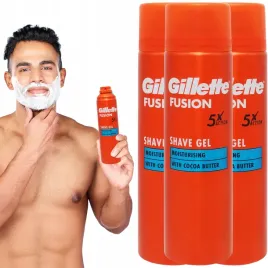 3x-nawilzajacy-zel-do-golenia-gillette-moisturizing-z-maslem-cocoa-200ml