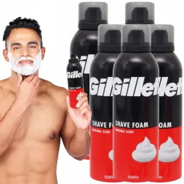 5x-pianka-do-golenia-gillette-shave-nawilzajaca-do-skory-wrazliwej-200ml