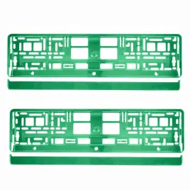 ramka-pod-tablice-rejestracyjna-zielona-metalizowana-zestaw-ramek-2-szt