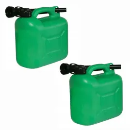 kanister-na-paliwo-lejek-olej-atest-zielony-lejek-kanistry-zestaw-2szt-10l