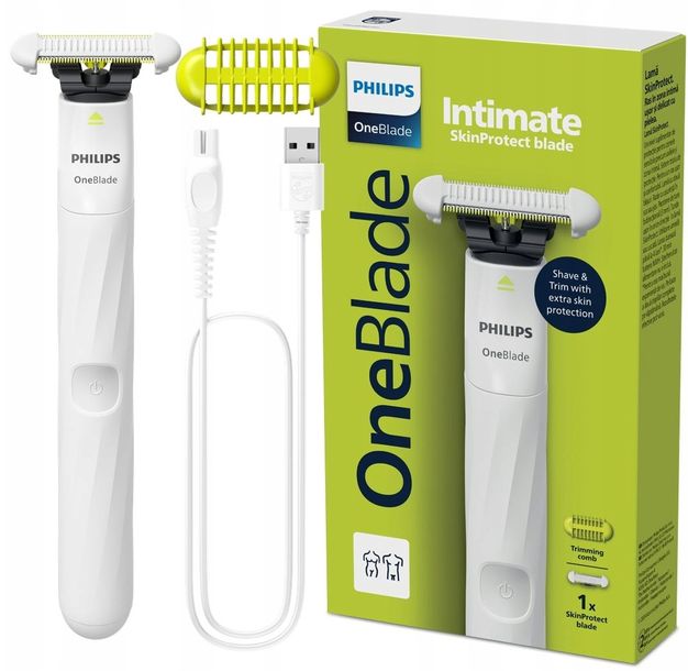 ﻿GOLARKA PHILIPS ONEBLADE INTIMATE DO CIAŁA WŁOSÓW BIKINI MASZYNKA TRYMER