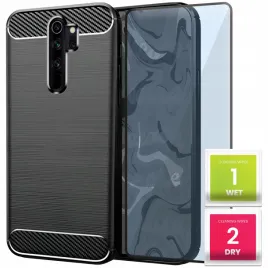 etui-do-xiaomi-redmi-note-8-pro-czarne-karbon-pancerne-plecki-szklo