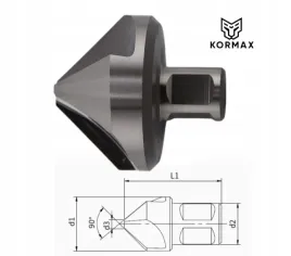 poglebiacz-stozkowy-90-hss-55mm-3-ostrzowy-kormax-chwyt-weldon-fazownik