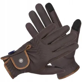 rekawiczki-jezdzieckie-equestrian-queen-winter-charcot-brazowe-xs