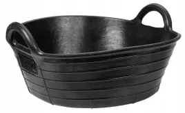 zlob-gumowy-dla-konia-kerbl-rubber-20l-czarny