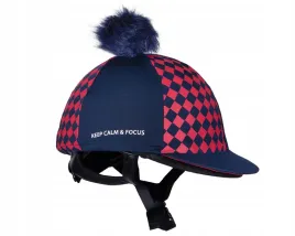 czapeczka-na-kask-toczek-jezdziecki-qhp-omaha-granatowa-czerwona