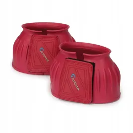 kaloszki-gumowe-dla-konia-shires-touch-close-rozowe-cob