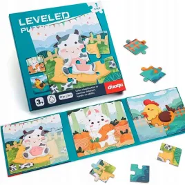 puzzle-magnetyczne-monetssori-poziom-1-krowa-zajac-kura-zwierzeta