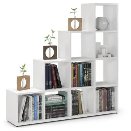 regal-schodkowy-komorowy-etap-133x30x133-cm-biel-mat