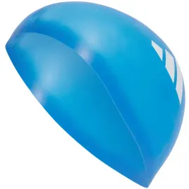 czepek-plywacki-dla-dzieci-adidas-3-stripes-swim-niebieski-ia8304