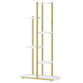 regal-kwietnik-6-polek-marmur-nogi-zlote