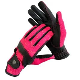 rekawiczki-horsenjoy-morgan-dzieciece-do-jazdy-konnej-czarne-rozowe-s
