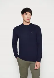 sweter-tommy-hilfiger-c-neck-granatowy-pima-cotton-blend-with-cashmere-r-l