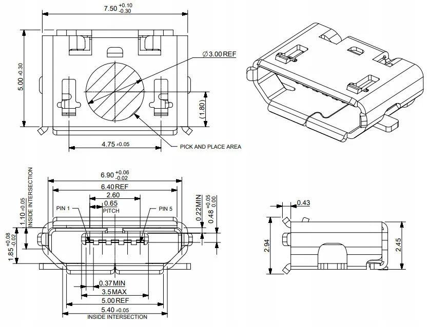 gniazdo-micro-usb-b-montaz-dolny-smt-0341