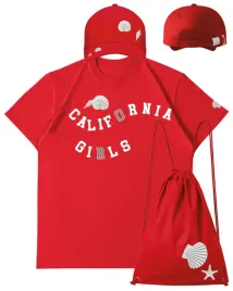 zestaw-california-girls-koszulka-plecak-i-czapka-czerwony-l