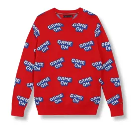 sweter-dzieciecy-tommy-hilfiger-game-on-czerwony-z-napisami