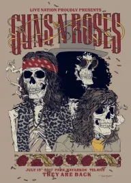 plakat-guns-n-roses-logo-appetite-hard-rock-70x50-cm