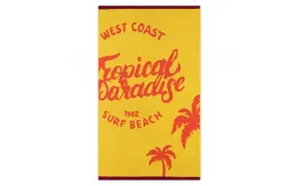 recznik-plazowy-duzy-bawelna-egipska-100x160-tropical-zolty-palmy