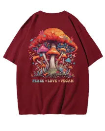 meska-koszulka-z-nadrukiem-peace-love-vegan-weganizm-wege-bordowa-3xl