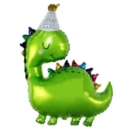 balon-foliowy-dinozaur-w-czapeczce-66x80-uodziny-bal-przyjecie
