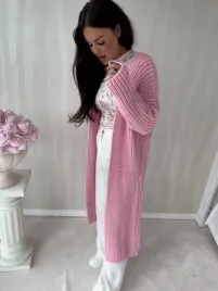 sweter-by-me-long-pudrowy-brudn-roz-kardigan