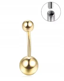 tytanowy-kolczyk-do-pepka-z-kuleczkami-zloty-piercing-16-10-8-5