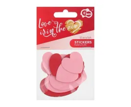 naklejki-samoprzylepne-love-is-in-the-air-serduszka-3d-mix-12-szt