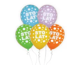 balon-lateksowe-sto-lat-zestaw-5-sztuk-urodziny-bal-przyjecie