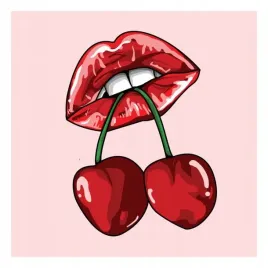 plakat-red-lips-usta-retro-vintage-100x70-cm