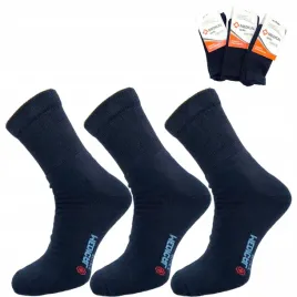 skarpety-meskie-bezuciskowe-zdrowotne-medical-frotte-38-40-granat-3-pak